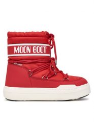 Moon Boot Śniegowce Jr Park Boot 80D3440020 S Czerwony. Czerwone śniegowce dziewczęce Moon Boot, z materiału, bez zapięcia. Za 669.99 zł.