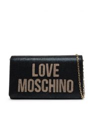 LOVE MOSCHINO Torebka JC4104PP1OLK0000 Czarny. Czarne torebki do ręki damskie Love Moschino, bez wzorów, ze skóry, wizytowe, bez dodatków. Za 679.99 zł.