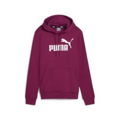 Damska bluza z kapturem i logo Essentials FL PUMA Magenta Gleam Pink. Czerwone bluzy sportowe damskie Puma, xs, bez wzorów, z kapturem, na fitness i siłownię. Za 178.00 zł.
