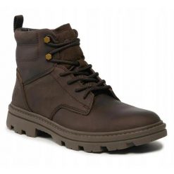 Buty dla mężczyzn Caterpillar PRACTITIONER. Brązowe trekkingi męskie Caterpillar, trekkingowe. Za 489.99 zł.