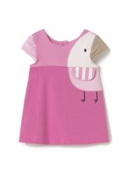 Mayoral Sukienka codzienna 1872 Różowy Regular Fit. Czerwone sukienki dla dziewczynek Mayoral, bez wzorów, z bawełny, bez ramiączek. Za 59.99 zł.