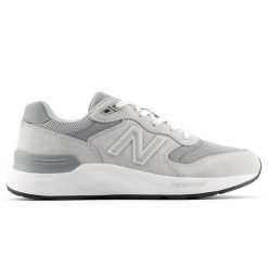 Buty damskie New Balance W880712 – szare. Szare obuwie sportowe damskie New Balance, bez wzorów, z gumy, na fitness i siłownię. Za 499.99 zł.