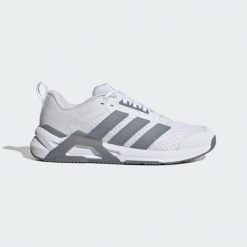 Buty treningowe Dropset Control. Białe obuwie sportowe damskie Adidas, bez wzorów. Za 399.00 zł.