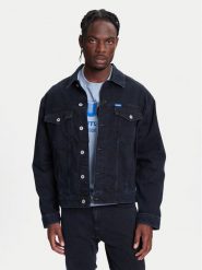 HUGO Kurtka jeansowa Dex 50541714 Granatowy Regular Fit. Niebieskie kurtki męskie Hugo, l, bez wzorów, z bawełny, bez kaptura. Za 629.99 zł.