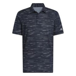 Dzianinowa koszulka polo adidas Ultimate365. Niebieskie koszulki polo męskie Adidas, m, bez wzorów, z dzianiny, klasyczne, bez ramiączek. Za 245.00 zł.