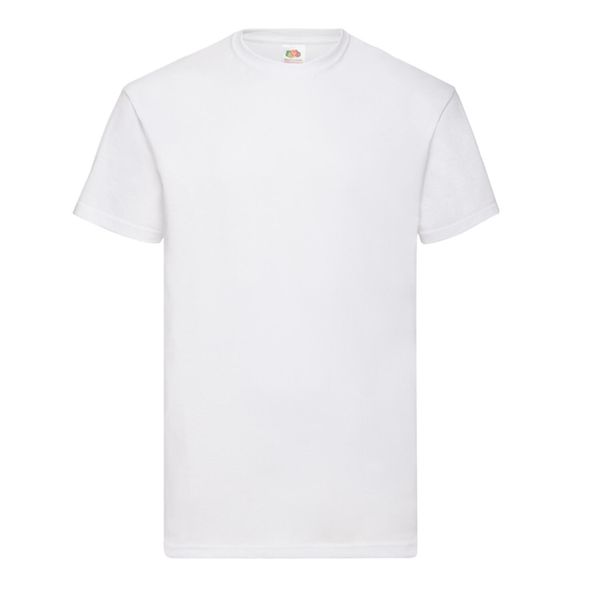 Męska Koszulka Valueweight. Białe koszulki sportowe męskie Fruit of the Loom, m, bez wzorów, bez kołnierzyka, bez ramiączek, trekkingowe. Za 31.99 zł.