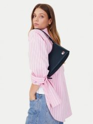 Tommy Jeans Torebka Tjw Cool Shoulder Bag AW0AW17873 Granatowy. Niebieskie torebki do ręki damskie Tommy Jeans, bez wzorów, z jeansu, bez dodatków. Za 249.99 zł.