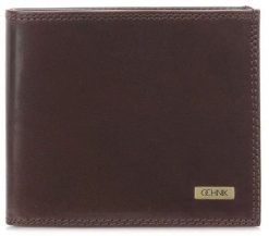 OCHNIK OCHNIK PL-106-89 skórzany portfel męski brązowy ponadczasowy styl PL-106/89. Brązowe portfele męskie Ochnik, bez wzorów. Za 209.00 zł.
