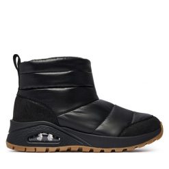 Śniegowce Skechers. Czarne śniegowce i trapery damskie Skechers. Za 449.99 zł.