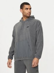 Nike Polar FB8388 Szary Oversize. Szare bluzy męskie Nike, m, bez wzorów, z polaru, bez kaptura. Za 379.99 zł.