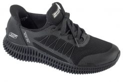 Buty sportowe Sneakersy damskie, Skechers Slip-Ins: Bobs Geo Lite - Divine Pace. Zielone obuwie sportowe damskie Skechers, bez wzorów, z materiału, trekkingowe. Za 299.99 zł.