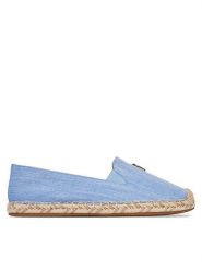 Tommy Hilfiger Espadryle Chambray Espadrille FW0FW08539 Niebieski. Niebieskie espadryle damskie Tommy Hilfiger, bez wzorów, z materiału, bez obcasa, bez zapięcia. Za 199.99 zł.