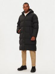 Tommy Hilfiger Płaszcz zimowy MW0MW37368 Czarny Regular Fit. Czarne kurtki męskie Tommy Hilfiger, na zimę, m, bez wzorów, z syntetyku, bez kaptura. Za 1,259.00 zł.