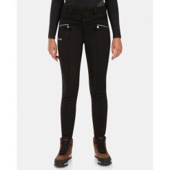 Spodnie softshell damskie Kilpi MAURA-W. Czarne spodnie materiałowe damskie Kilpi, bez wzorów, z softshellu. Za 680.25 zł.