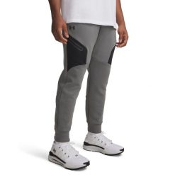Spodnie treningowe Under Armour Unstoppable Fleece 1389353. Czarne spodnie sportowe męskie Under Armour, m, bez wzorów, z bawełny, na fitness i siłownię. Za 431.40 zł.