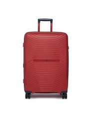 Beverly Hills Polo Club Walizka średnia CEO-BHPC-WAL-006-M Czerwony. Czerwone walizki męskie Beverly Hills Polo Club, bez wzorów, średnie. Za 359.99 zł.