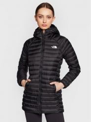 The North Face Kurtka puchowa New Trevail NF0A7Z85 Czarny Regular Fit. Czarne kurtki damskie The North Face, xs, bez wzorów, z puchu, bez kaptura. Za 1,005.00 zł.