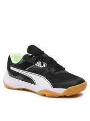 Puma Buty halowe Solarflash Ii 106883 01 Czarny. Czarne buty sportowe chłopięce Puma, bez wzorów, z materiału, bez zapięcia. Za 299.99 zł.