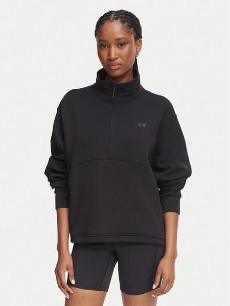 Under Armour Bluza Unstoppable 6013519 Czarny Relaxed Fit. Czarne bluzy damskie Under Armour, s, bez wzorów, bez kaptura. Za 399.99 zł.