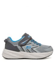 Skechers Sneakersy Microspec Tread 404115L/GYBL Szary. Szare buty sportowe chłopięce Skechers, bez wzorów, z materiału, bez zapięcia. Za 179.99 zł.