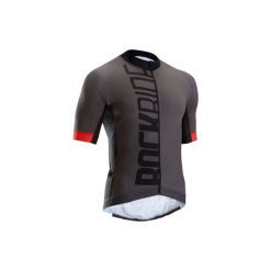 Koszulka na rower MTB XC Light męska. Szare koszulki sportowe męskie B'TWIN, z elastanu. W wyprzedaży za 149.99 zł.