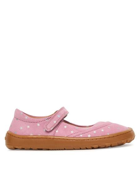 Froddo Baleriny Barefoot Mary J G3140195-4 D Różowy. Czerwone baleriny dziewczęce Froddo, bez wzorów, bez zapięcia. Za 349.99 zł.