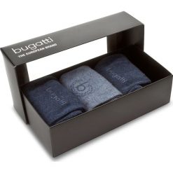 Zestaw 3 par wysokich skarpet męskich BUGATTI - 6762X Light Denim 434. Skarpety męskie marki Bugatti. Za 42.80 zł.