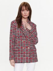 Pinko Marynarka 100642 A0N2 Czerwony Regular Fit. Czerwone żakiety damskie Pinko, bez wzorów, z bawełny. Za 1,749.00 zł.