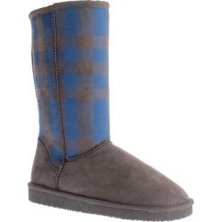 Kozaki zimowe "Melisa" w kolorze antracytowo-niebieskim. Kozaki damskie marki Island Boot. W wyprzedaży za 99.95 zł.