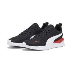 Buty sportowe Anzarun Lite PUMA Black White For All Time Red. Białe obuwie sportowe damskie Puma, bez wzorów, z materiału, trekkingowe. Za 337.00 zł.