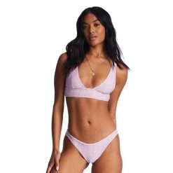 Dół od stroju kąpielowego Billabong Covered In Love Tanlines Tanga. Fioletowe bikini damskie Billabong, xl, bez wzorów. Za 89.99 zł.