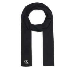 Szalik Calvin Klein. Czarne szaliki i chusty damskie Calvin Klein, bez wzorów. Za 219.99 zł.