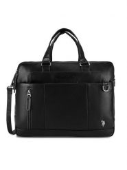 U.S. Polo Assn. Torba na laptopa BIUXT5738MVP Czarny. Czarne torby na laptopa męskie U.S. Polo Assn., bez wzorów, z tworzywa sztucznego. Za 342.99 zł.