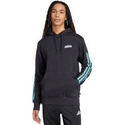 Męska bluza adidas Color Script czarna. Czarne bluzy męskie Adidas, m, bez wzorów, z bawełny, bez kaptura. Za 200.99 zł.