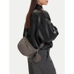 Torebka JENNY. Szare torebki do ręki damskie Jenny, bez wzorów, bez dodatków. Za 129.99 zł.