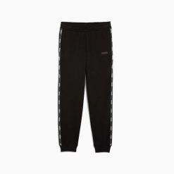 Spodnie dresowe chłopięce Puma NEW TAPE FL CL czarne 69265801 rozmiar 128. Czarne spodnie sportowe dla chłopców Puma, bez wzorów, z bawełny, klasyczne. Za 121.43 zł.