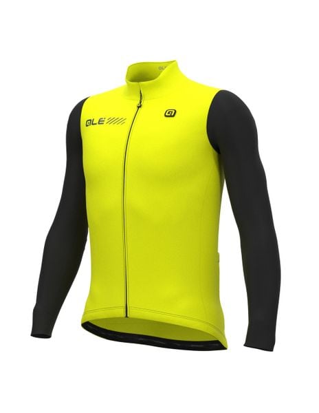Bluza rowerowa męska Alé Cycling Solid Fondo 2.0. Czarne bluzy męskie ALÉ CYCLING, na jesień, l, bez wzorów, z elastanu, bez kaptura. Za 354.65 zł.