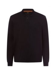 BOSS Orange koszulka z długim rękawem - Pe_interlock_long Mężczyźni Bawełna czarny, XL. Czarne bluzki z długim rękawem męskie Boss Orange, m, bez wzorów, z bawełny, eleganckie, bez kołnierzyka. Za 449.95 zł.