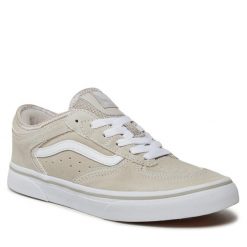 Tenisówki Vans. Szare półbuty dziewczęce Vans, bez wzorów, bez zapięcia. Za 189.99 zł.