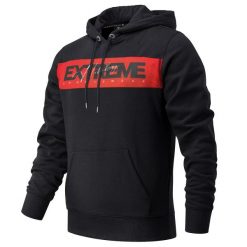 Bluza męska z kapturem EXTREME HOBBY HEADLINE. Niebieskie bluzy męskie EXTREME HOBBY, m, bez wzorów, z bawełny, z kapturem. Za 209.00 zł.