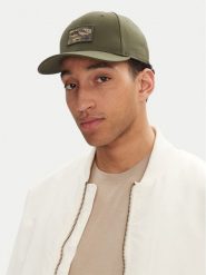 Alpha Industries Czapka z daszkiem Crew Camo 156903 Zielony. Zielone rękawiczki męskie Alpha Industries, bez wzorów, z bawełny. Za 99.99 zł.