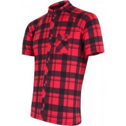 Sensor Koszulka Rowerowa Square Red S. Czerwone koszulki sportowe męskie Sensor, z krótkim rękawem. Za 179.00 zł.