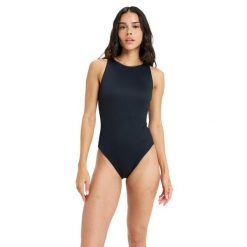 Jednoczęściowy strój kąpielowy dla Kobiety ROXY LOVE ATHLETIC Czarny. Szare kostiumy jednoczęściowe damskie Roxy, l, bez wzorów, z elastanu, sportowe, do pływania. Za 389.99 zł.