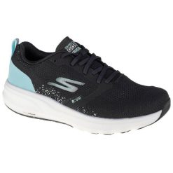 Buty do biegania damskie, Skechers Go Run Ride 8 Hyper. Czarne obuwie sportowe damskie Skechers, bez wzorów, do biegania. Za 259.99 zł.
