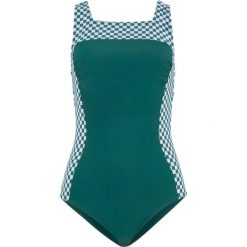 Kostium kąpielowy wyszczuplający bonprix zielony. Zielone kostiumy jednoczęściowe damskie bonprix. Za 89.99 zł.