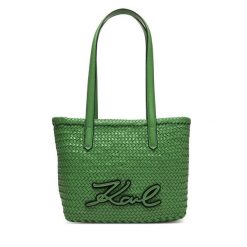 Torebka KARL LAGERFELD. Zielone torebki do ręki damskie KARL LAGERFELD, bez wzorów, klasyczne, bez dodatków. Za 1,499.00 zł.