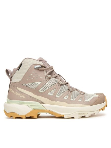 Salomon Trekkingi X Ultra 360 Edge Mid Gore-Tex L47816300 Beżowy. Brązowe trekkingi damskie Salomon, trekkingowe, gore-tex. Za 559.99 zł.