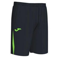 Szorty Joma Championship VII. Czarne krótkie spodenki sportowe męskie Joma, l, bez wzorów, z materiału. Za 229.50 zł.