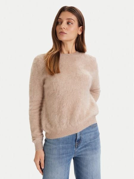 ViCOLO Sweter 22066F Beżowy Regular Fit. Brązowe swetry damskie ViCOLO, s, bez wzorów, z kaszmiru, bez kołnierzyka, bez ramiączek, bez kaptura. Za 1,189.00 zł.