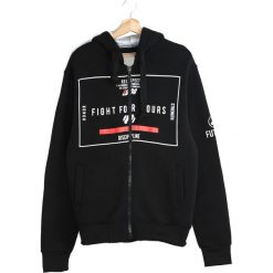 Czarna Bluza Our Way. Kardigany męskie marki Born2be. Za 29.99 zł.